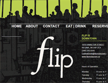 Tablet Screenshot of fliprestaurant.ca
